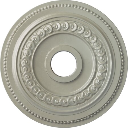 Ekena Millwork Oldham Ceiling Medallion (Fits Canopies up to 8 5/8"), 18"OD x 3 3/8"ID x 7/8"P, Flash Copper CM18OL1FCS
